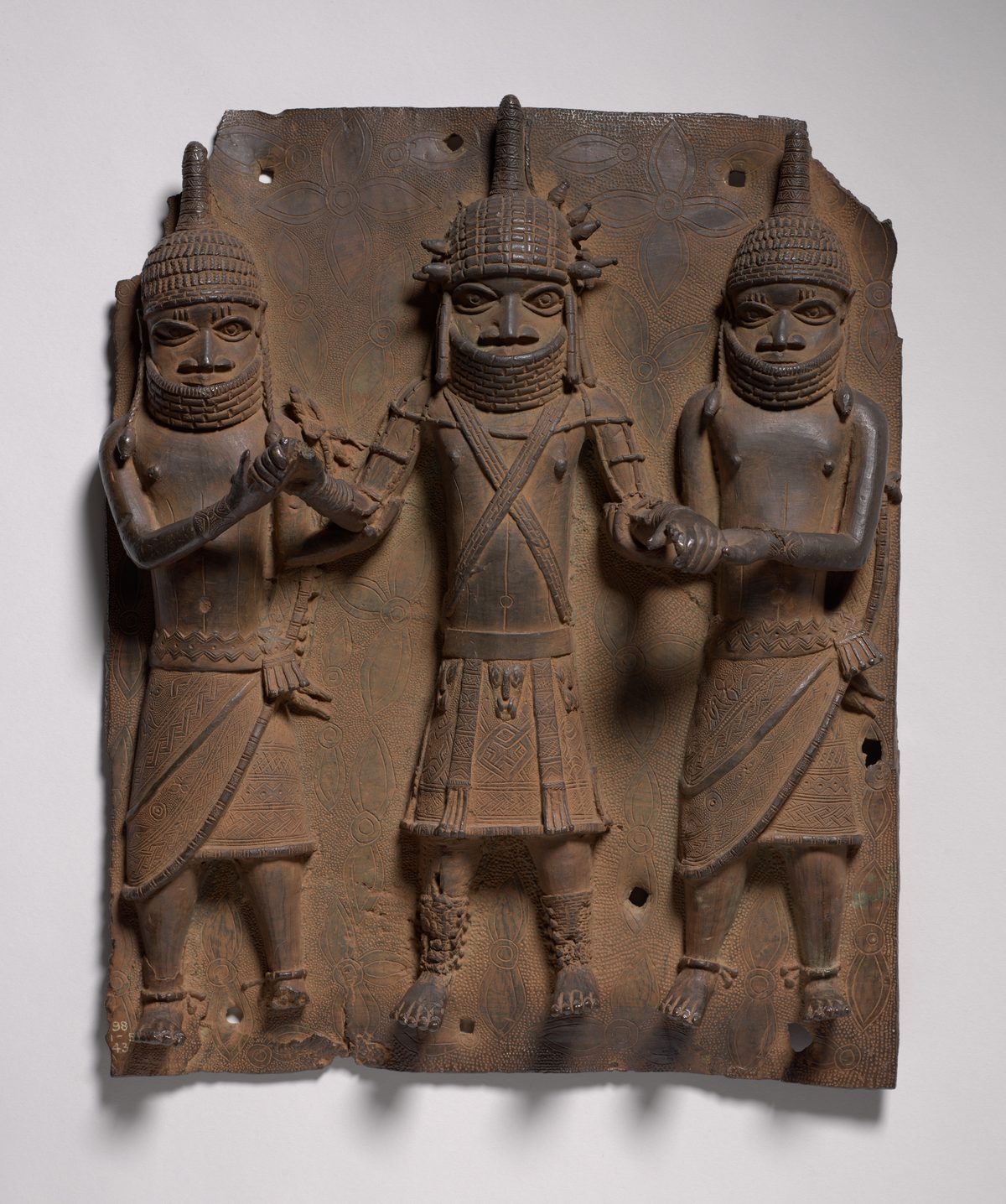 Benin plaque in the Cleveland Museum of Art collection, shown as a comparable example, not one of the objects transferred by Berlin